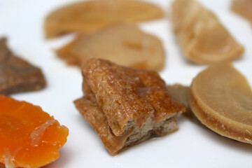 food details. Japanese traditional food. food texture.