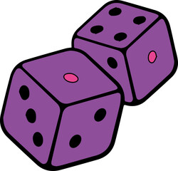 サイコロ（dice）(PNG)