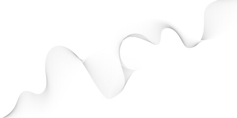Abstract wave element for design. Digital frequency track equalizer. Stylized line art background. Vector illustration. Wave with lines created using blend tool. Curved wavy line, smooth stripe.
