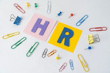 HR wording, Human resource management concept