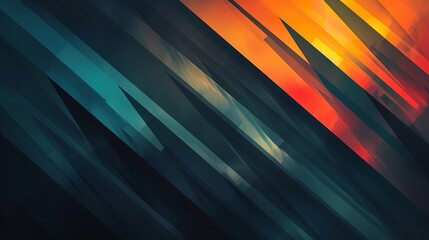 A dynamic, abstract background with vivid colors and flowing lines, Generative AI.
