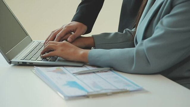 sexual harassment at work, office woman and her lustful boss