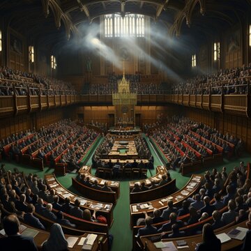 Democratic capital parliament images Generative AI