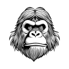 Orangutan Vector Illustration