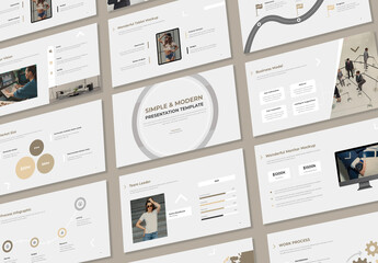 Simple Presentation Template Layout