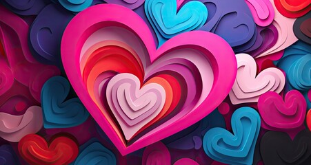 valentine's day background free love for your design