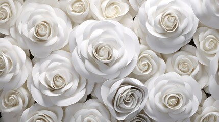 close up of a white roses