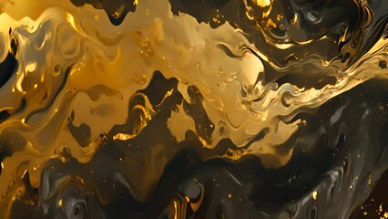 Black gold marble texture. Abstract background. - Powered by Adobe