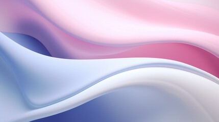 Obraz premium Elusive wavy shapes emerge in the calming touch of a gentle breeze