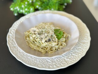 Talharim ao molho branco fresco