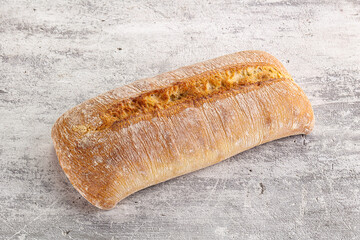 Italian ciabatta bread fresh and crust