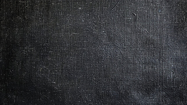 Premium AI Image  Black canvas fabric texture background from canvas panel  fabric board