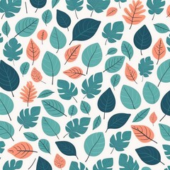 High-Quality Leaf Illustration: Perfect for App Icons with Pattern