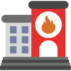 Fire Station Icon