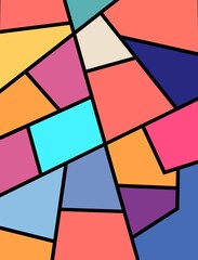 Abstract colorful backround minimalist