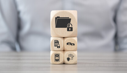 Obraz premium Concept of confidential data