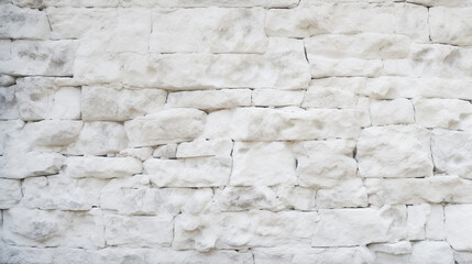 White stone grunge background, rough rock wall texture
