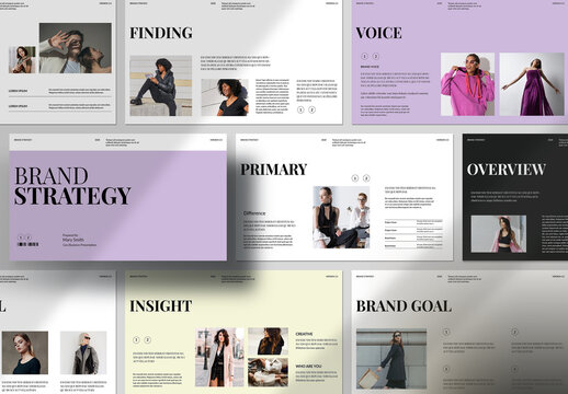 Brand Strategy Presentation Layout