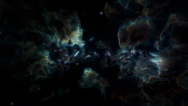 A black and blue space filled with lots of stars