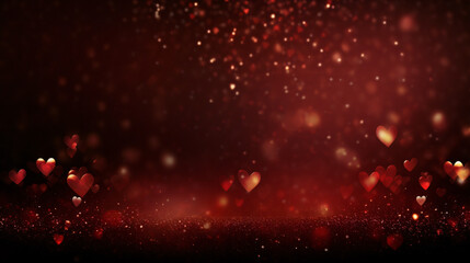 Abstract festive dark red background for love glamour