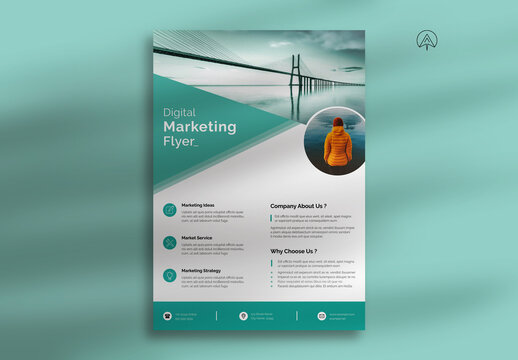 Digital Marketing Flyer Layout