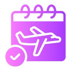 departure gradient icon