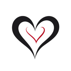 Heart Icon on transparent background