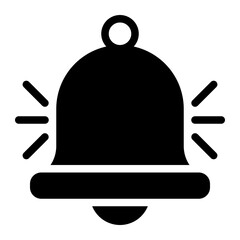 bell glyph icon
