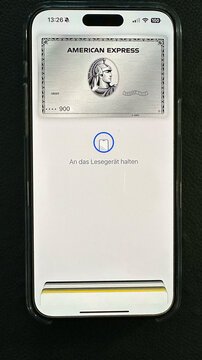Amex Platinum Card in Apple Pay