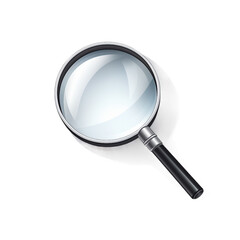 Product Search Magnifier Icon on transparent background