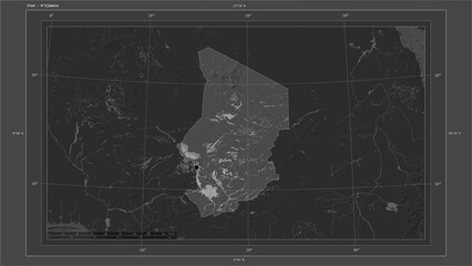 Chad composition. Bilevel elevation map © zelwanka