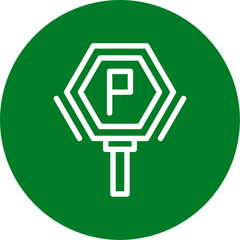 Parking sign Icon