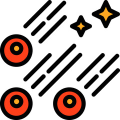 Meteor shower Icon
