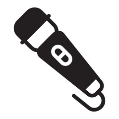 microphone glyph icon