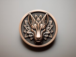 Creative Custom Pin Badge Mockup for Branding and Collectibles - AI Generated