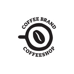 Coffee logo, suitable for coffee shop logo or product brand identity.