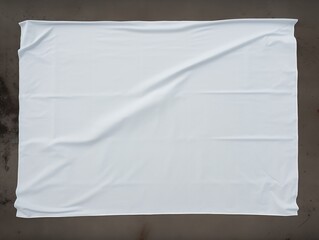 Vibrant Customizable Flag Mockup for Events and Promotions - AI Generated