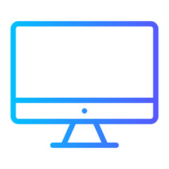 monitor gradient icon