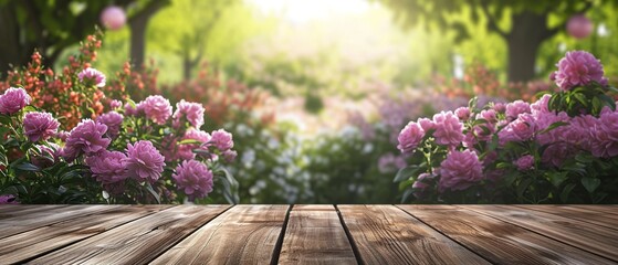 Summer Picnic on Wood

