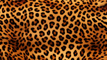 Fototapeta premium Cartoon Safari: The Leopard’s Pattern