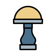 Lamp Light Sleep Filled Outline Icon