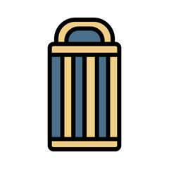 Bag Sleep Camp Filled Outline Icon