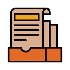 Archive Document File Filled Outline Icon