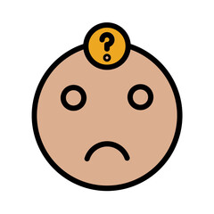 Emoji Service Startup Filled Outline Icon