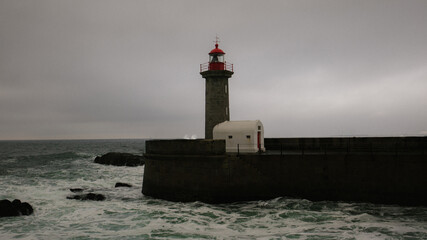 lighthouse on the coast