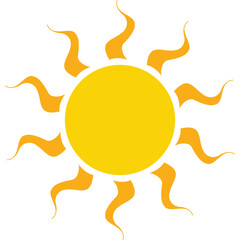 Sun Flat Design