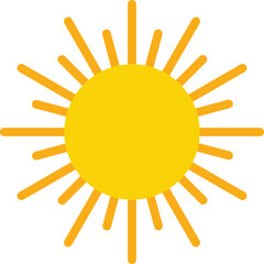 Sun Flat Design