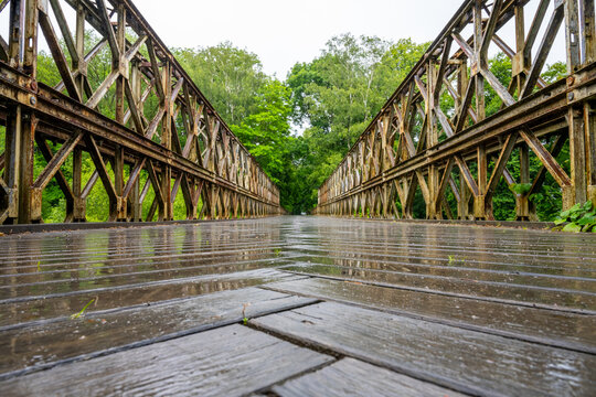 Old Truss Bridge Over Sazava River, Czechia