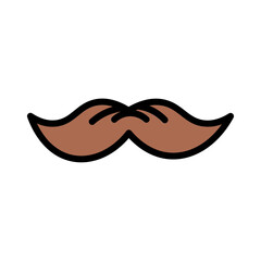 Art Drawing Face Filled Outline Icon