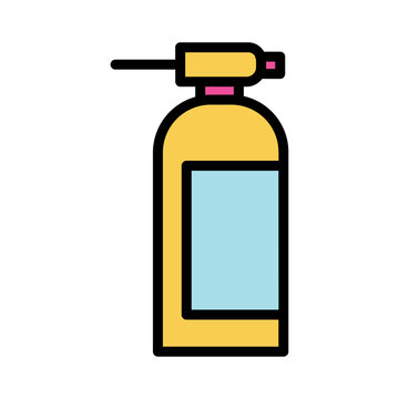 recommend clip art: Blow Torch Welding Filled Outline Icon